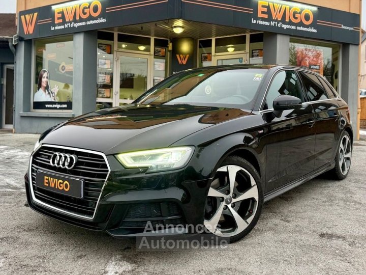 Audi A3 Sportback 20 tfsi 190 s-line quattro s-tronic bva origine france 2eme main - 1
