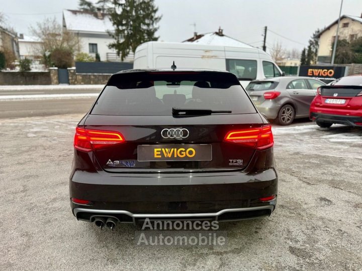 Audi A3 Sportback 20 tfsi 190 s-line quattro s-tronic bva origine france 2eme main - 6