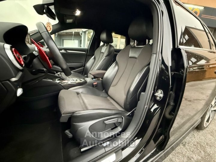 Audi A3 Sportback 20 tfsi 190 s-line quattro s-tronic bva origine france 2eme main - 13