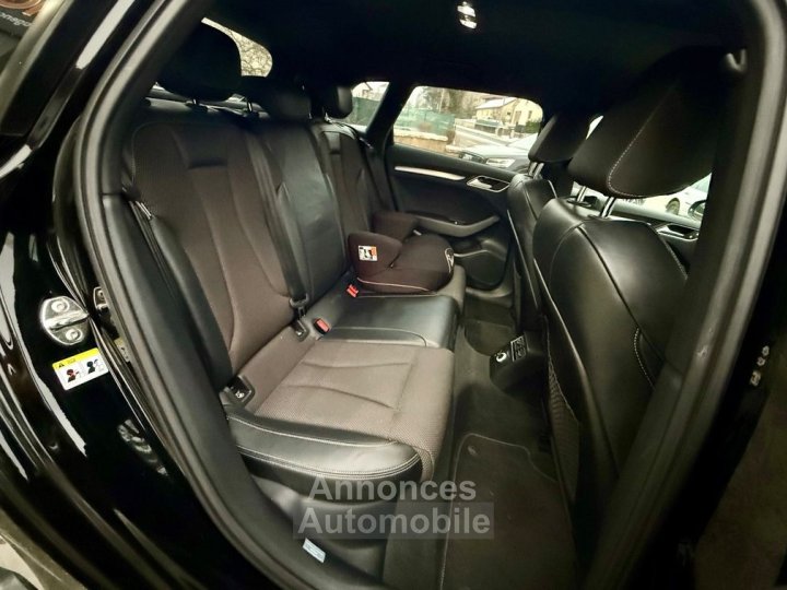 Audi A3 Sportback 20 tfsi 190 s-line quattro s-tronic bva origine france 2eme main - 16