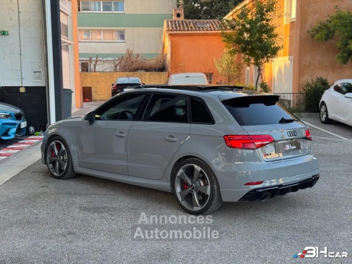 Audi RS3 SPORTBACK 8V2 25L TFSI 400cv QUATTRO S-TRONIC / NARDO / TOIT OUVRANT / - 8