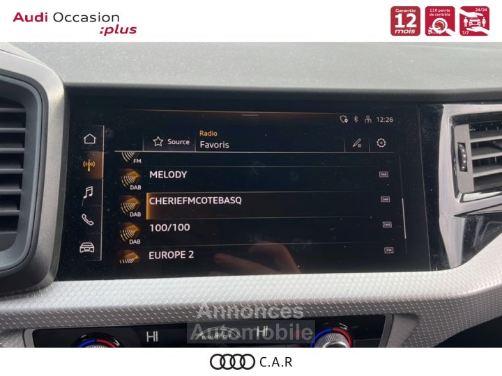 Audi A1 Sportback 25 TFSI 95 ch S tronic 7 S Line - 15