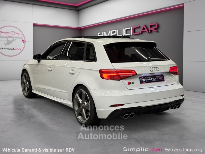 Audi S3 SPORTBACK 300 S tronic 7 Quattro SUIVI - DCC - MATRIX - TOIT OUVRANT - APPLE CARPLAY - BANGOLUFSEN - SIEGES BAQUETS S - 3
