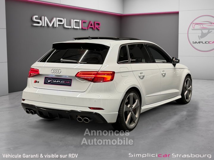 Audi S3 SPORTBACK 300 S tronic 7 Quattro SUIVI - DCC - MATRIX - TOIT OUVRANT - APPLE CARPLAY - BANGOLUFSEN - SIEGES BAQUETS S - 8