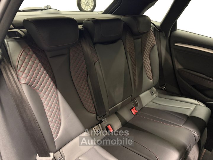 Audi S3 SPORTBACK 300 S tronic 7 Quattro SUIVI - DCC - MATRIX - TOIT OUVRANT - APPLE CARPLAY - BANGOLUFSEN - SIEGES BAQUETS S - 11