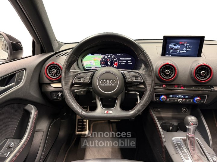 Audi S3 SPORTBACK 300 S tronic 7 Quattro SUIVI - DCC - MATRIX - TOIT OUVRANT - APPLE CARPLAY - BANGOLUFSEN - SIEGES BAQUETS S - 13