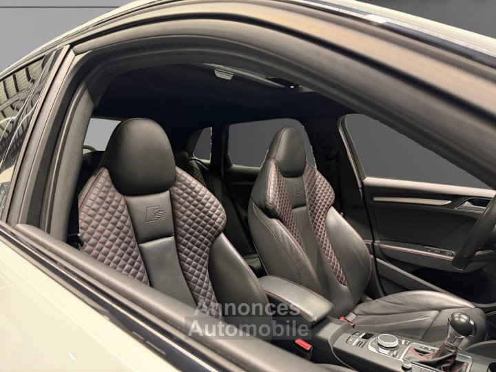Audi S3 SPORTBACK 300 S tronic 7 Quattro SUIVI - DCC - MATRIX - TOIT OUVRANT - APPLE CARPLAY - BANGOLUFSEN - SIEGES BAQUETS S - 14