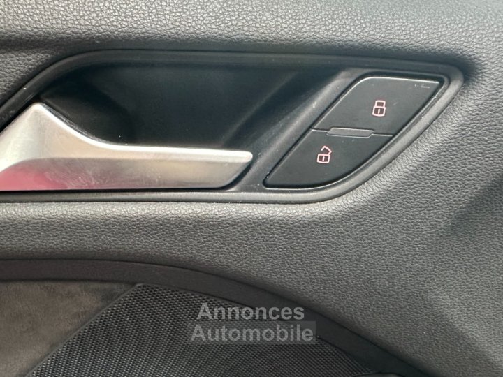 Audi A3 S Line 180 ch 18L TFSI S Tronic 7 1&egrave;re Mains ~ Radar AR ~ Jantes ROTOR ~ Feux Xenon - 13