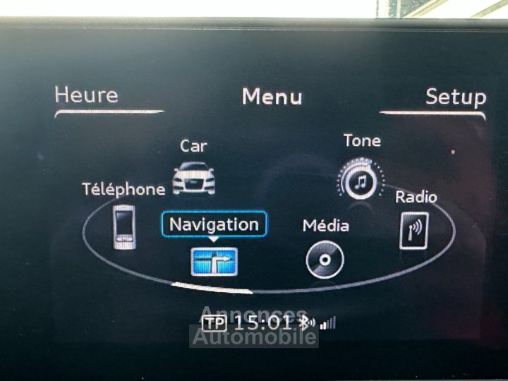 Audi A3 S Line 180 ch 18L TFSI S Tronic 7 1&egrave;re Mains ~ Radar AR ~ Jantes ROTOR ~ Feux Xenon - 19