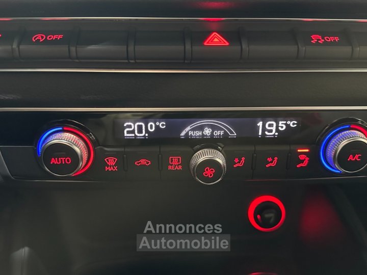 Audi A3 S Line 180 ch 18L TFSI S Tronic 7 1&egrave;re Mains ~ Radar AR ~ Jantes ROTOR ~ Feux Xenon - 23