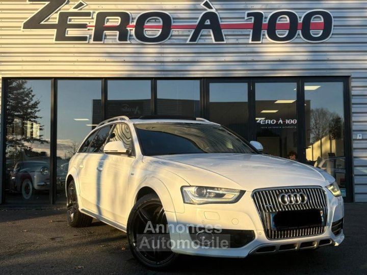 Audi A4 Allroad QUATTRO 3L TDI 245ch suivi ( ATTELAGE, R&Eacute;GULATEUR ADAPTATIF, TOIT OUVRANT) - 1