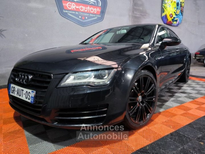 Audi A7 Sportback 30 Tdi 245cv S-Line Toit ouvrant si&egrave;ges chauffants jantes 20 BOSE R&eacute;vis&eacute;e et Garantie 6 mois - 1