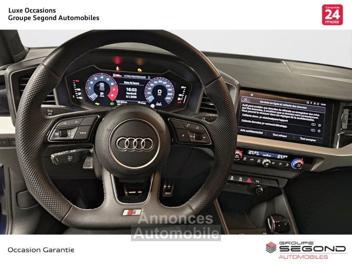 Audi A1 Sportback 30 TFSI 116 ch S tronic 7 S Line Plus - 11