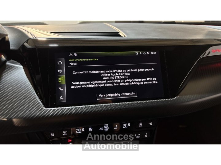 Audi e-tron GT RS Quattro 646ch S Extended - 1&egrave;re Main - 27