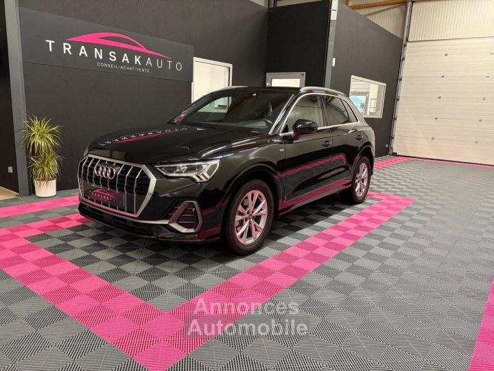 Audi Q3 35 TFSI 150 ch S tronic 7 S line /CAM&Eacute;RA DE RECUL/ SI&Egrave;GES CHAUFFANTS / SUIVI - 1