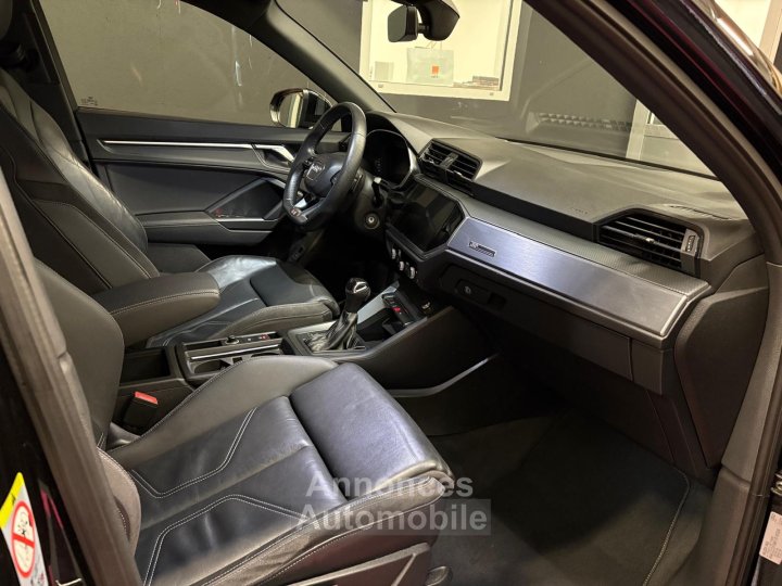 Audi Q3 35 TFSI 150 ch S tronic 7 S line /CAM&Eacute;RA DE RECUL/ SI&Egrave;GES CHAUFFANTS / SUIVI - 21