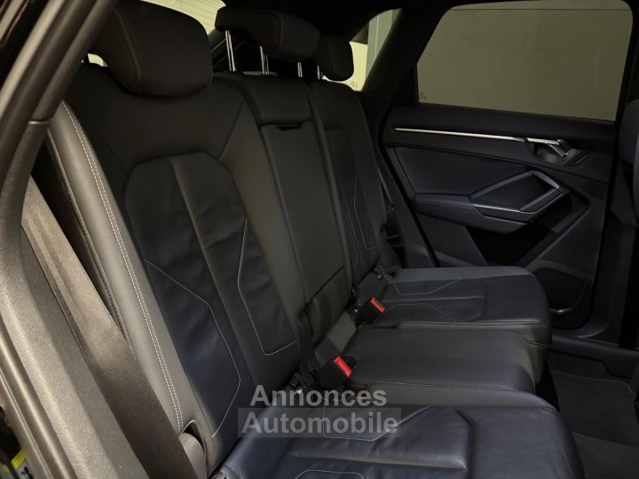 Audi Q3 35 TFSI 150 ch S tronic 7 S line /CAM&Eacute;RA DE RECUL/ SI&Egrave;GES CHAUFFANTS / SUIVI - 25