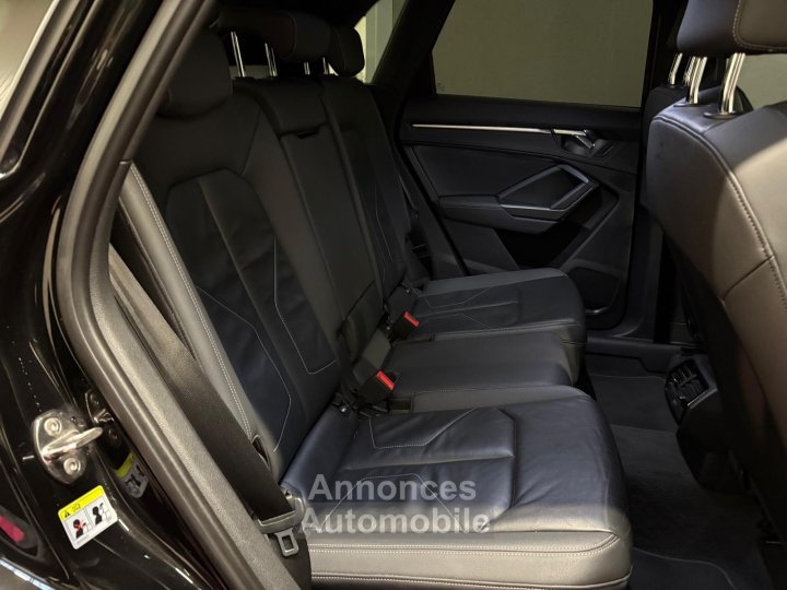Audi Q3 35 TFSI 150 ch S tronic 7 S line /CAM&Eacute;RA DE RECUL/ SI&Egrave;GES CHAUFFANTS / SUIVI - 26