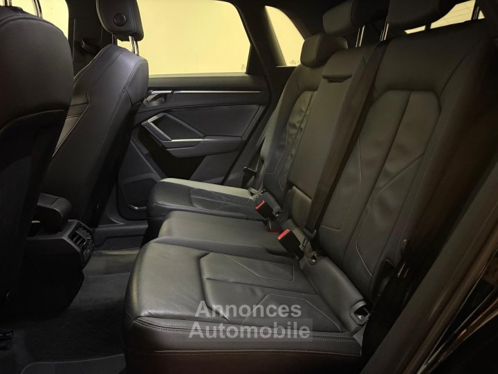 Audi Q3 35 TFSI 150 ch S tronic 7 S line /CAM&Eacute;RA DE RECUL/ SI&Egrave;GES CHAUFFANTS / SUIVI - 27