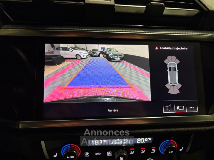 Audi Q3 35 TFSI 150 ch S tronic 7 S line /CAM&Eacute;RA DE RECUL/ SI&Egrave;GES CHAUFFANTS / SUIVI - 34