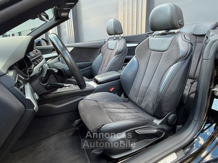 Audi A5 Cabriolet 20 TDI 190ch S line quattro tronic 7 Apple Carplay Si&egrave;ges chauffants Chauffage de nuque Virtual Cockpit - 4