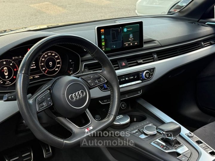 Audi A5 Cabriolet 20 TDI 190ch S line quattro tronic 7 Apple Carplay Si&egrave;ges chauffants Chauffage de nuque Virtual Cockpit - 6