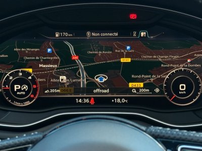 Audi A5 Cabriolet 20 TDI 190ch S line quattro tronic 7 Apple Carplay Si&egrave;ges chauffants Chauffage de nuque Virtual Cockpit   - 10