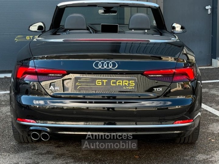 Audi A5 Cabriolet 20 TDI 190ch S line quattro tronic 7 Apple Carplay Si&egrave;ges chauffants Chauffage de nuque Virtual Cockpit - 14