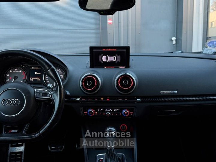 Audi S3 Sportback 20 TFSI 300ch Quattro Stronic 6 Audio Bang&Olufsen Sièges RS avant chauffants Radar 360° - 8