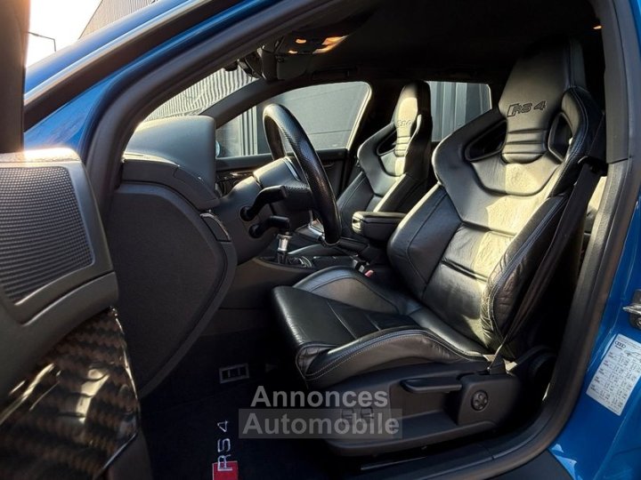 Audi RS4 Avant 42 V8 420ch quattro BVM6 PACK F1 Syst&egrave;me Audio BOSE Bleu Sprint Radar AV et AR Si&egrave;ges chauffants - 3