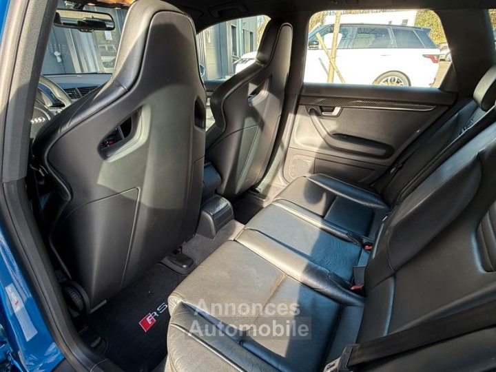 Audi RS4 Avant 42 V8 420ch quattro BVM6 PACK F1 Syst&egrave;me Audio BOSE Bleu Sprint Radar AV et AR Si&egrave;ges chauffants - 4