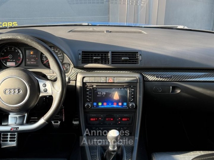 Audi RS4 Avant 42 V8 420ch quattro BVM6 PACK F1 Syst&egrave;me Audio BOSE Bleu Sprint Radar AV et AR Si&egrave;ges chauffants - 6