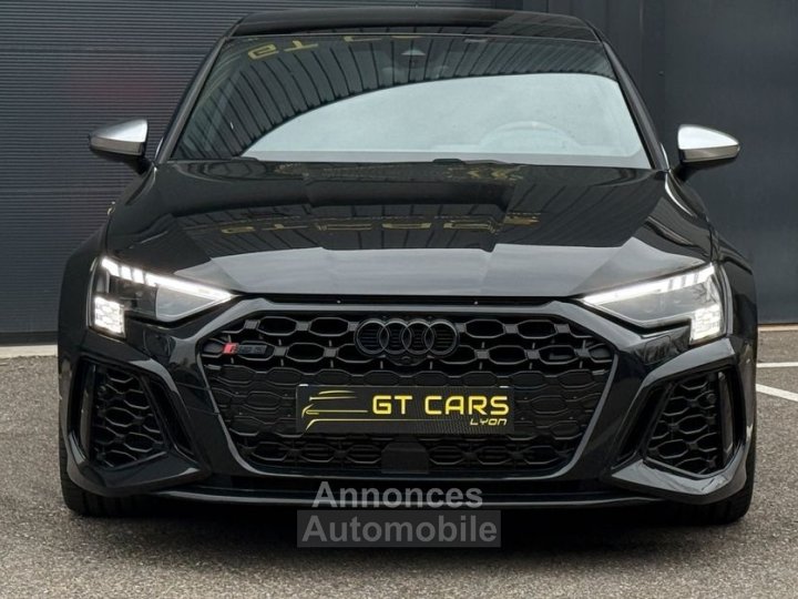 Audi RS3 Sportback 25 TFSI 400ch quattro S tronic 7 Garantie 07-2027 Financement -Système audio Bang & Olufsen Sièges chauffants Échappement sport RS Toit ou - 2