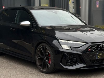 Audi RS3 Sportback 25 TFSI 400ch quattro S tronic 7 Garantie 07-2027 Financement -Système audio Bang & Olufsen Sièges chauffants Échappement sport RS Toit ou - 3