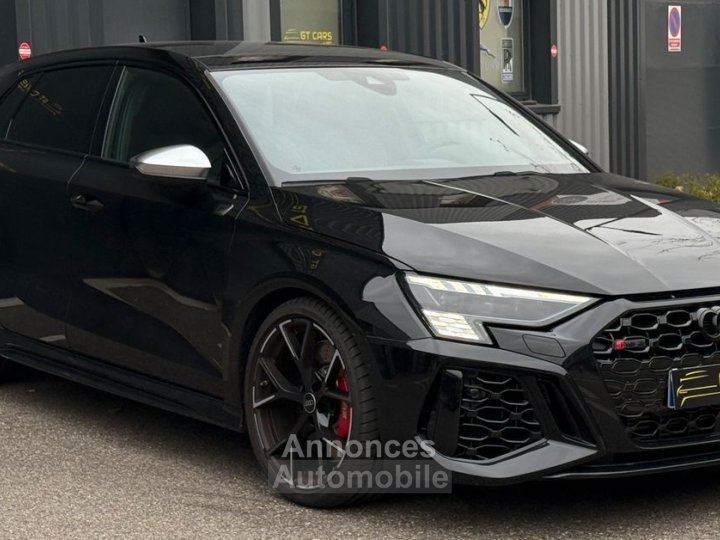 Audi RS3 Sportback 25 TFSI 400ch quattro S tronic 7 Garantie 07-2027 Financement -Système audio Bang & Olufsen Sièges chauffants Échappement sport RS Toit ou - 3