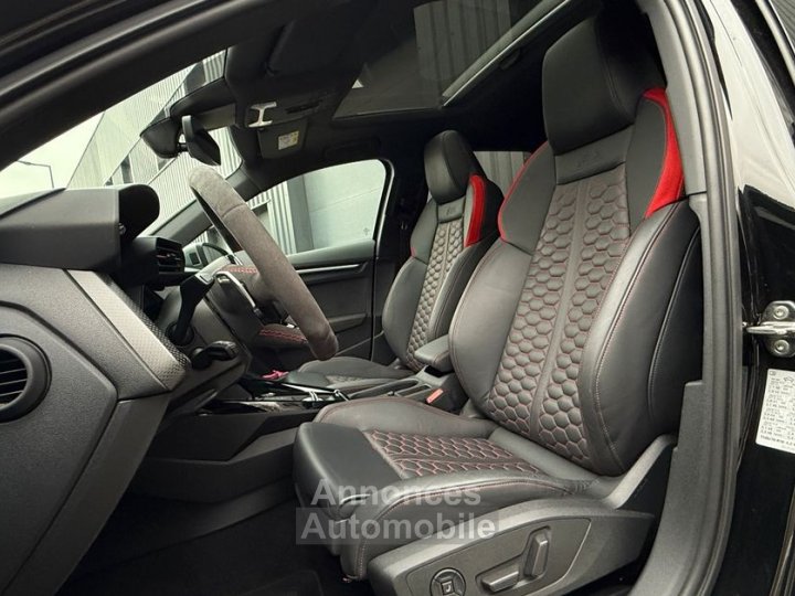 Audi RS3 Sportback 25 TFSI 400ch quattro S tronic 7 Garantie 07-2027 Financement -Système audio Bang & Olufsen Sièges chauffants Échappement sport RS Toit ou - 4