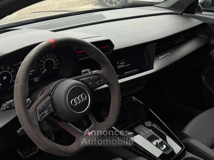 Audi RS3 Sportback 25 TFSI 400ch quattro S tronic 7 Garantie 07-2027 Financement -Système audio Bang & Olufsen Sièges chauffants Échappement sport RS Toit ou - 5