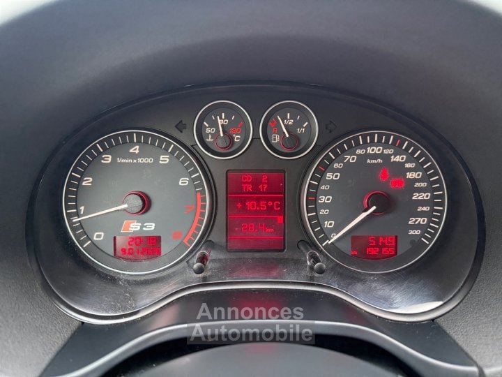 Audi S3 20 TFSI Quattro &eacute;tat irr&eacute;prochable suivi entretien complet garantie 12 mois - 14