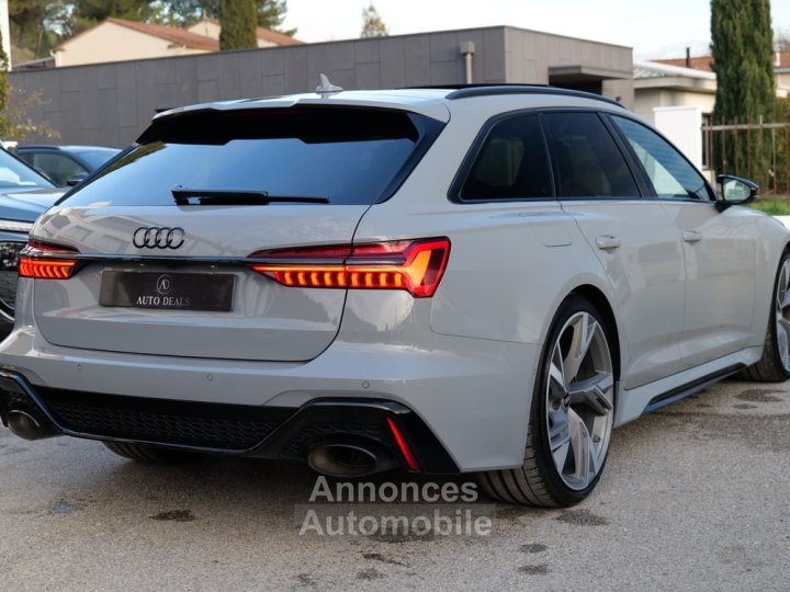 Audi RS6 c8 40 v8 600 ch gris nardo 1ere mains francaise - 2