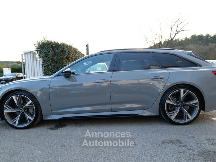 Audi RS6 c8 40 v8 600 ch gris nardo 1ere mains francaise - 4