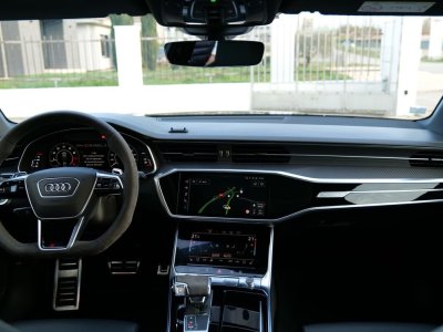 Audi RS6 c8 40 v8 600 ch gris nardo 1ere mains francaise   - 5