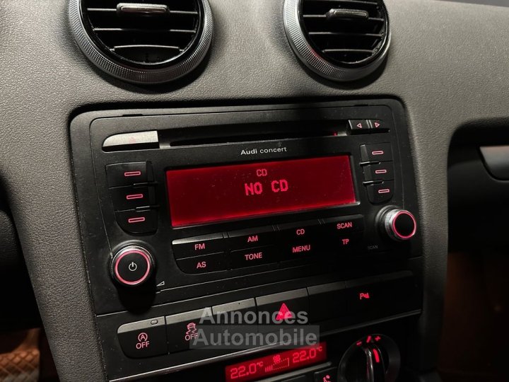Audi A3 Sportback 12 tfsi 105ch ambiente s-tronic sieges chauffants xenon radars av-ar clim bi-zone - 32