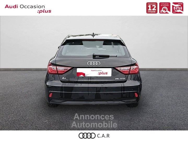 Audi A1 Sportback 25 TFSI 95 ch BVM5 Entry - 4