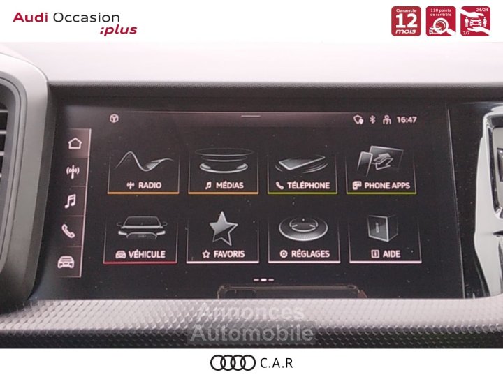 Audi A1 Sportback 25 TFSI 95 ch BVM5 Entry - 13