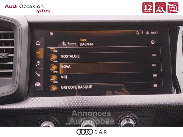 Audi A1 Sportback 25 TFSI 95 ch BVM5 Entry - 14
