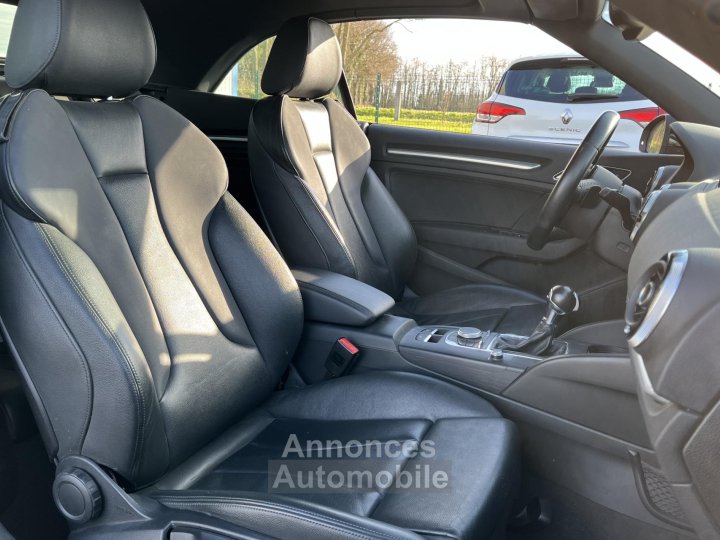 Audi A3 Cabriolet 14 TFSI 150CH BVA S-Tronic7 Ambition Luxe GTIE 12M - 17