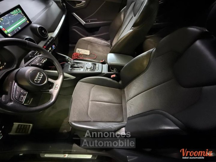 Audi Q2 20 TDI 190 S-LINE QUATTRO S-TRONIC7 I GARANTIE MAI 2027 - CARPLAY - TOIT OUVRANT - 10