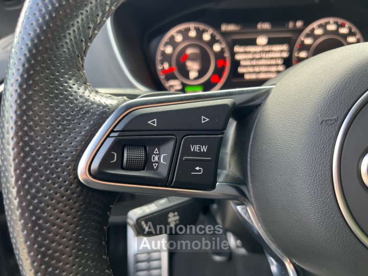 Audi TT ROADSTER 18 TFSI 180 S tronic 7 S line / Suivi complet / Virtual Cockpit - 12