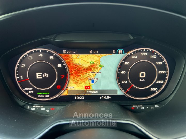 Audi TT ROADSTER 18 TFSI 180 S tronic 7 S line / Suivi complet / Virtual Cockpit - 22