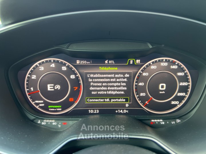 Audi TT ROADSTER 18 TFSI 180 S tronic 7 S line / Suivi complet / Virtual Cockpit - 23